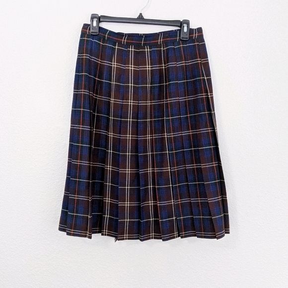 Windsor Vintage 100% Wool Plaid Kilt - Picture 1 of 12
